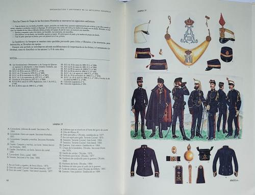 ORGANIZACIÓN Y UNIFORMES DE LA ARTILLERÍA 