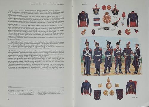 ORGANIZACIÓN Y UNIFORMES DE LA ARTILLERÍA 
