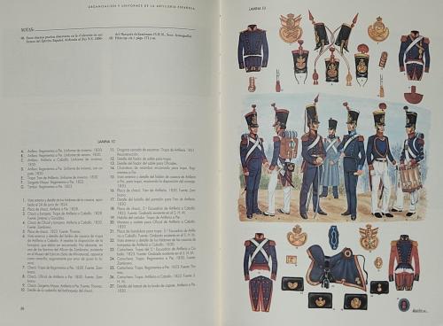 ORGANIZACIÓN Y UNIFORMES DE LA ARTILLERÍA 