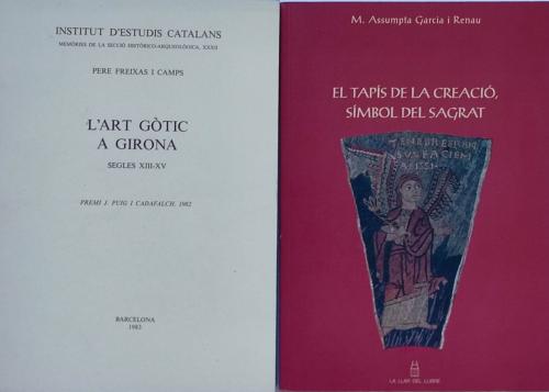DOS LIBROS SOBRE ARTE EN GIRONA.   