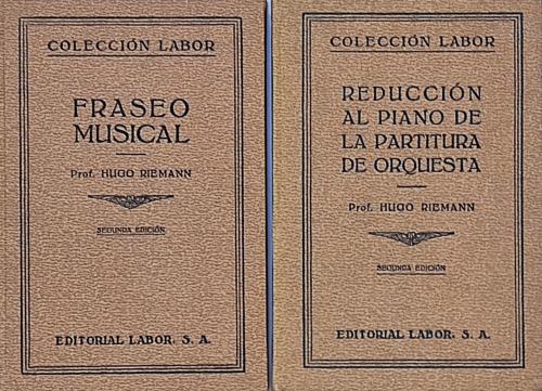 DOS LIBROS DE LA COLECCIÓN LABOR SOBRE MÚSICA.  
