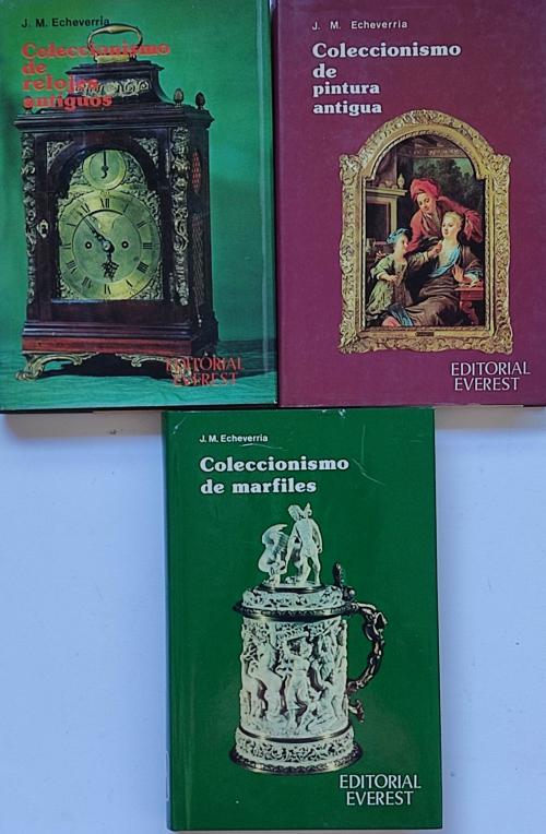 TRES LIBROS SOBRE COLECCIONISMO.   