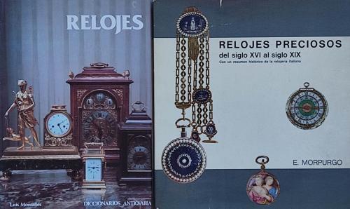 DOS LIBROS SOBRE RELOJES.  