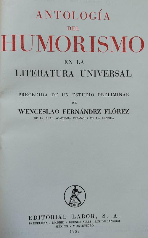 ANTOLOGÍA  DEL HUMORISMO.  