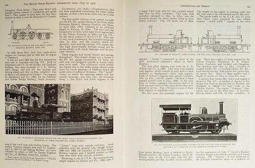 THE BRITISH STEAM RAILWAY LOCOMOTIVE (1825-1925).  