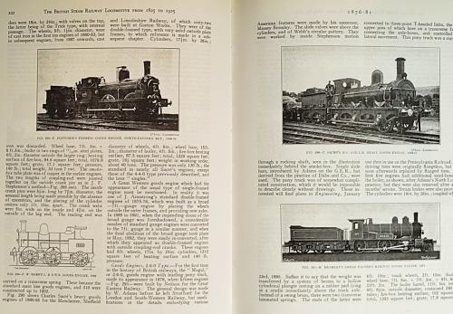 THE BRITISH STEAM RAILWAY LOCOMOTIVE (1825-1925).  