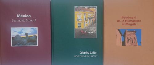 TRES LIBROS SOBRE PATRIMONIO DE LA HUMANIDAD.   