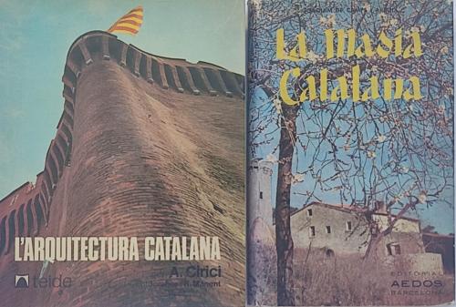 DOS LIBROS SOBRE ARQUITECTURA CATALANA.