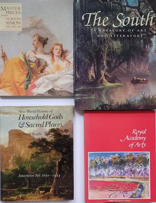 CUATRO LIBROS SOBRE PINTURA.   