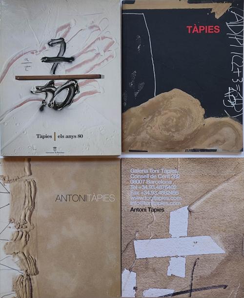 CUATRO LIBROS Y CATÁLOGOS SOBRE TÀPIES.   