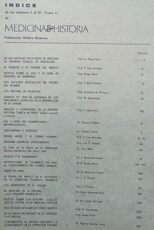 MEDICINA E HISTORIA