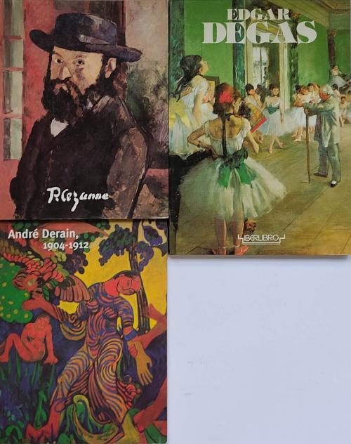 TRES LIBROS SOBRE PINTORES.   