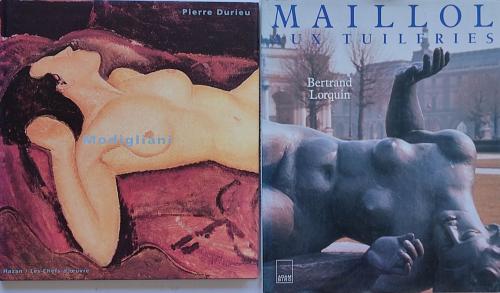 DOS LIBROS SOBRE MODIGLIANI Y MAILLOL.   