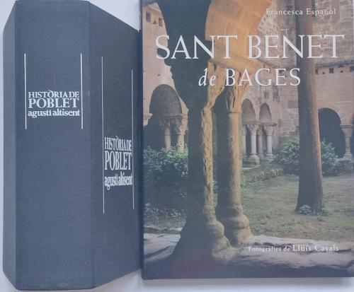 DOS LIBROS SOBRE ARQUITECTURA MONACAL CATALANA.   