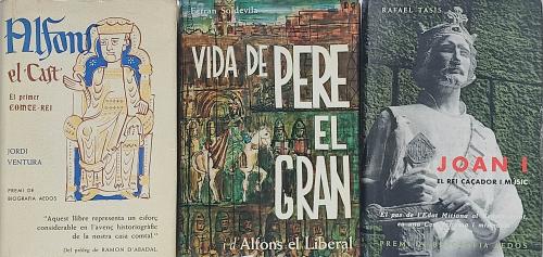 TRES LIBROS SOBRE HISTORIA DE CATALUNYA