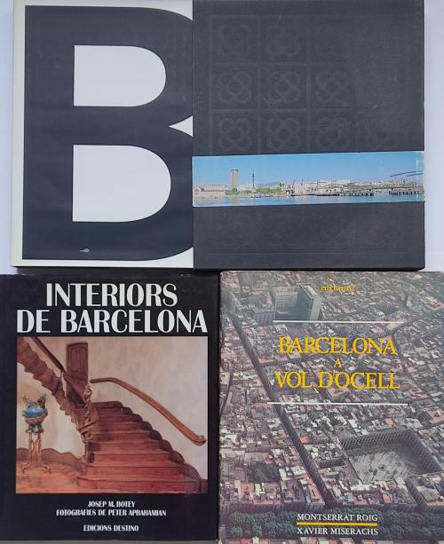 TRES LIBROS SOBRE BARCELONA.