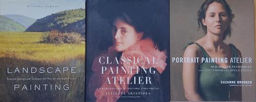 TRES LIBROS SOBRE TÉCNICAS PICTÓRICAS:   