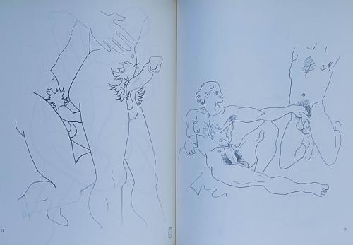 DIBUJOS ERÓTICOS DE JEAN COCTEAU.  