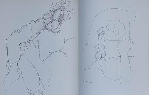 DIBUJOS ERÓTICOS DE JEAN COCTEAU.  