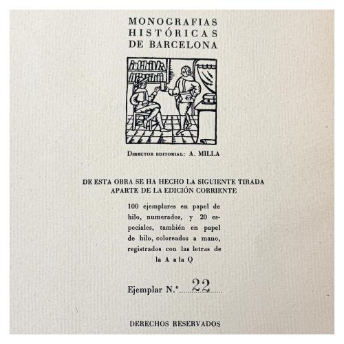 MONOGRAFIAS HISTÓRICAS DE BARCELONA