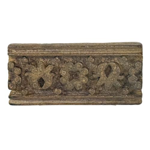 PEQUEÑA PLACA Y CILÍNDRO PARA ESTAMPACIÓN S.XIX