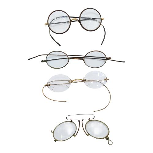 CUATRO GAFAS DE PRINCIPIOS DEL S.XX