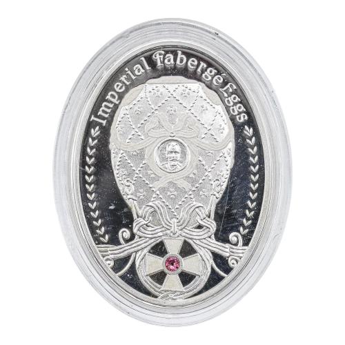 MEDALLA DE PLATA IMPERIAL FABERGE EGGS