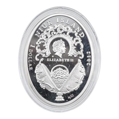 MEDALLA DE PLATA IMPERIAL FABERGE EGGS