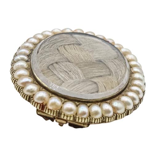 BROCHE DE LUTO VICTORIANO DEL S.XIX