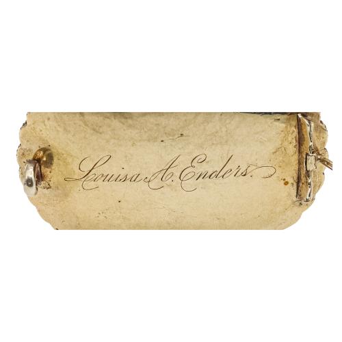 BROCHE DE LUTO VICTORIANO DEL S.XIX