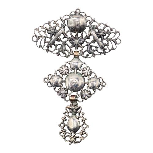 COLGANTE FRANCÉS CON DIAMANTES DEL S.XVIII