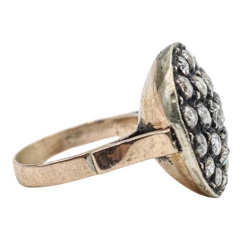 SORTIJA HOLANDESA CON DIAMANTES