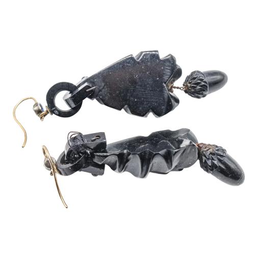 PENDIENTES LARGOS DE AZABACHE