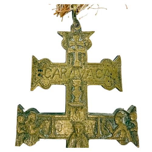 CRUZ DE CARAVACA Y CRISTO CRUCIFICADO PRIMERA MITAD S.XX