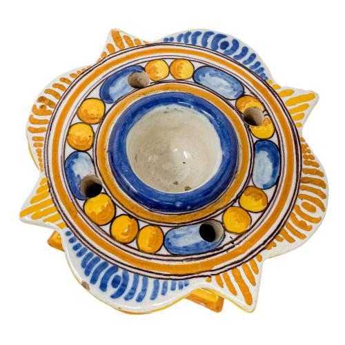 TINTERO EN CERÁMICA DE TALAVERA DE MEDIADOS DEL S.XX
