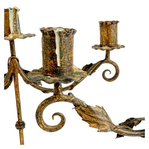 CUATRO CANDELABROS DEL ÚLITMO TERCIO DEL S.XX
