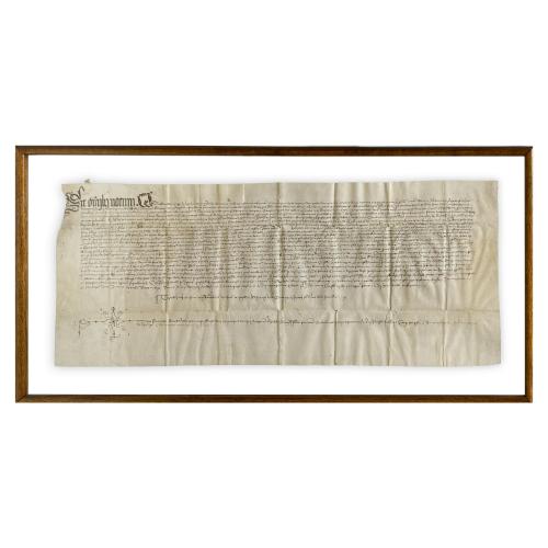 MANUSCRITO ENMARCADO