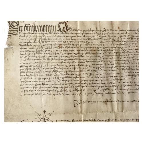 MANUSCRITO ENMARCADO