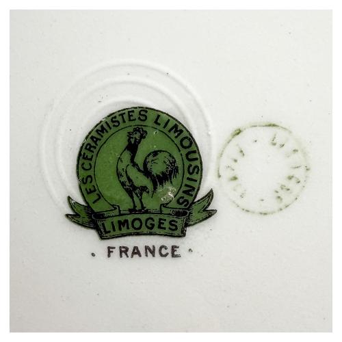 SERVICIO DE POSTRE DE LIMOGES, MEDIADOS S.XX