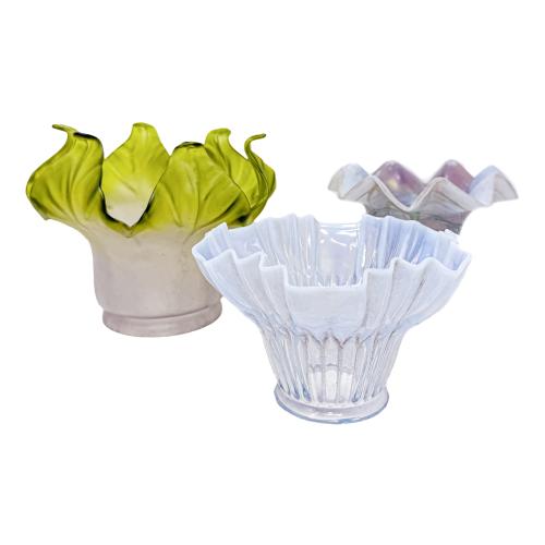 TRES TULIPAS MODERNISTAS DE PRINCIPIOS DEL S.XX