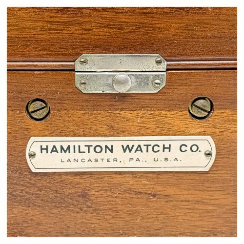 CRONÓMETRO DE BARCO HAMILTON WATCH Co., AÑOS 40