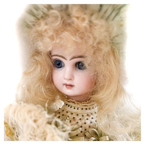 MUÑECA AUTOMATA JUMEAU-LÉPOLD LAMBERT DE FINALES DEL S.XIX
