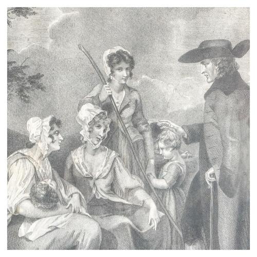 GRABADO INGLÉS DEL S.XIX
