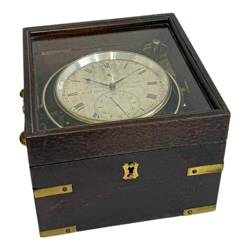 RELOJ CRONÓMETRO MARINO FRENCH ROYAL EXCHANGE, S.XIX