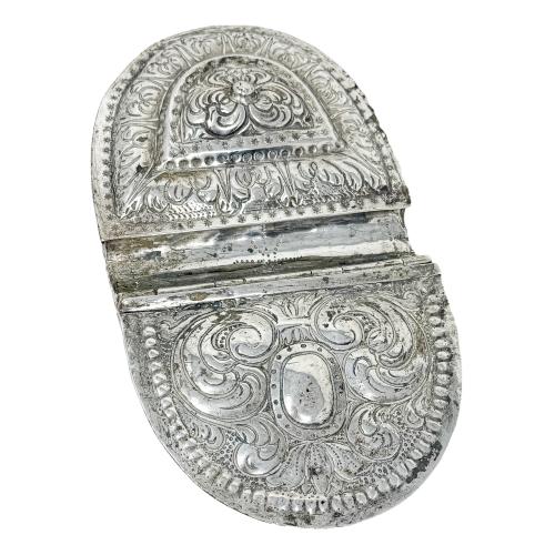 NAVETA DE PLATA ESPAÑOLA DEL SIGLO XVIII