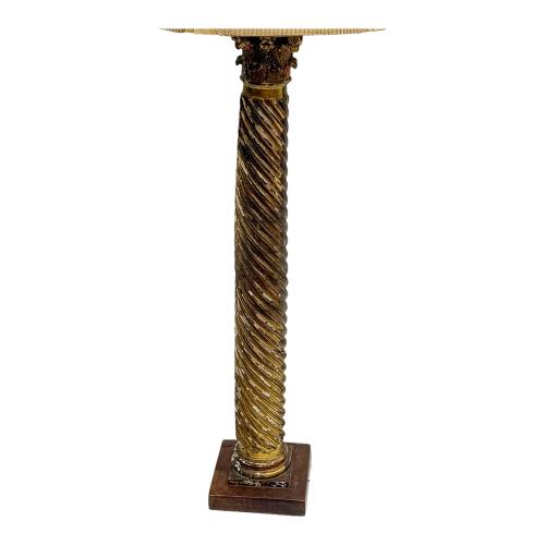 LÁMPARA DE PIE CON COLUMNA DEL S.XVI 