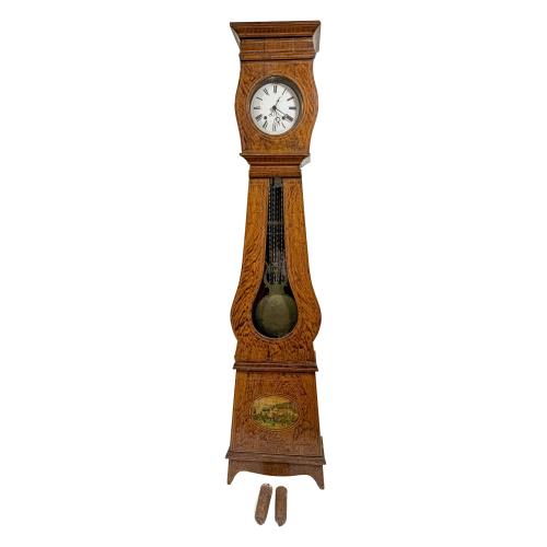 RELOJ DE PIE TIPO MOREZ DEL SIGLO XIX