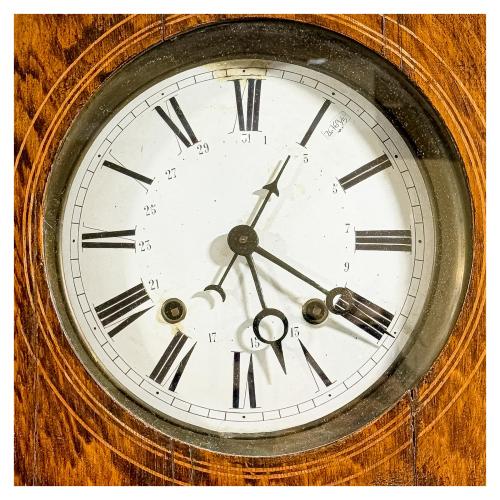 RELOJ DE PIE TIPO MOREZ DEL SIGLO XIX