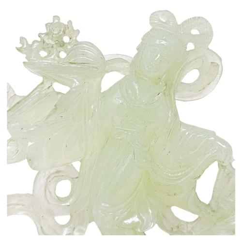 FIGURA DE JADE NEFRITA DE LOS AÑOS 70