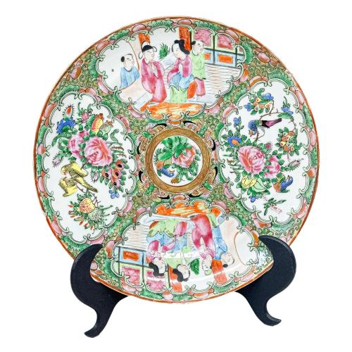 PLATO DE PORCELANA CHINA DE PRIMER TERCIO S. XX